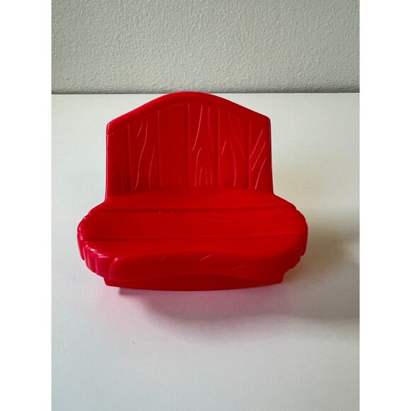 Playskool Hasbro Weebles Wobble Go Cart Side Car 2009 w/Red Park Bench 2003 - Picture 10 of 11